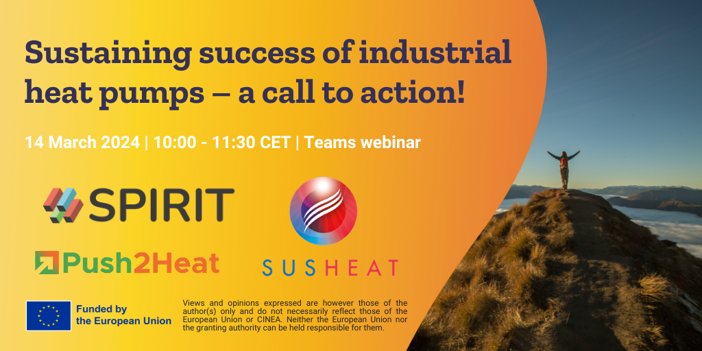 Sustaining success of industrial heat pumps – a call to action!